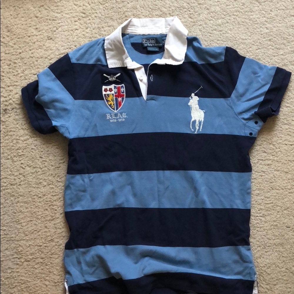 Vintage big pony with Rugby Patches